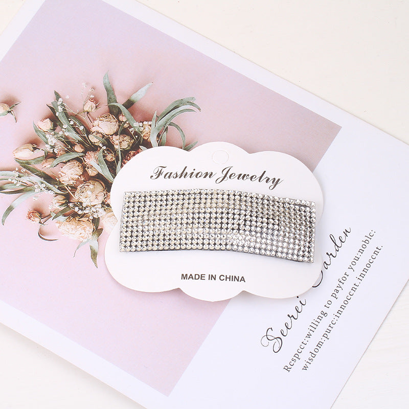 Wholesale Diamond Inlaid Crystal Pearl Hair Clips